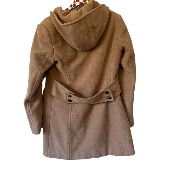 Tommy Hilfiger Womens Mid Length Overcoat Tan Camel Size 6 - Picture 5 of 6